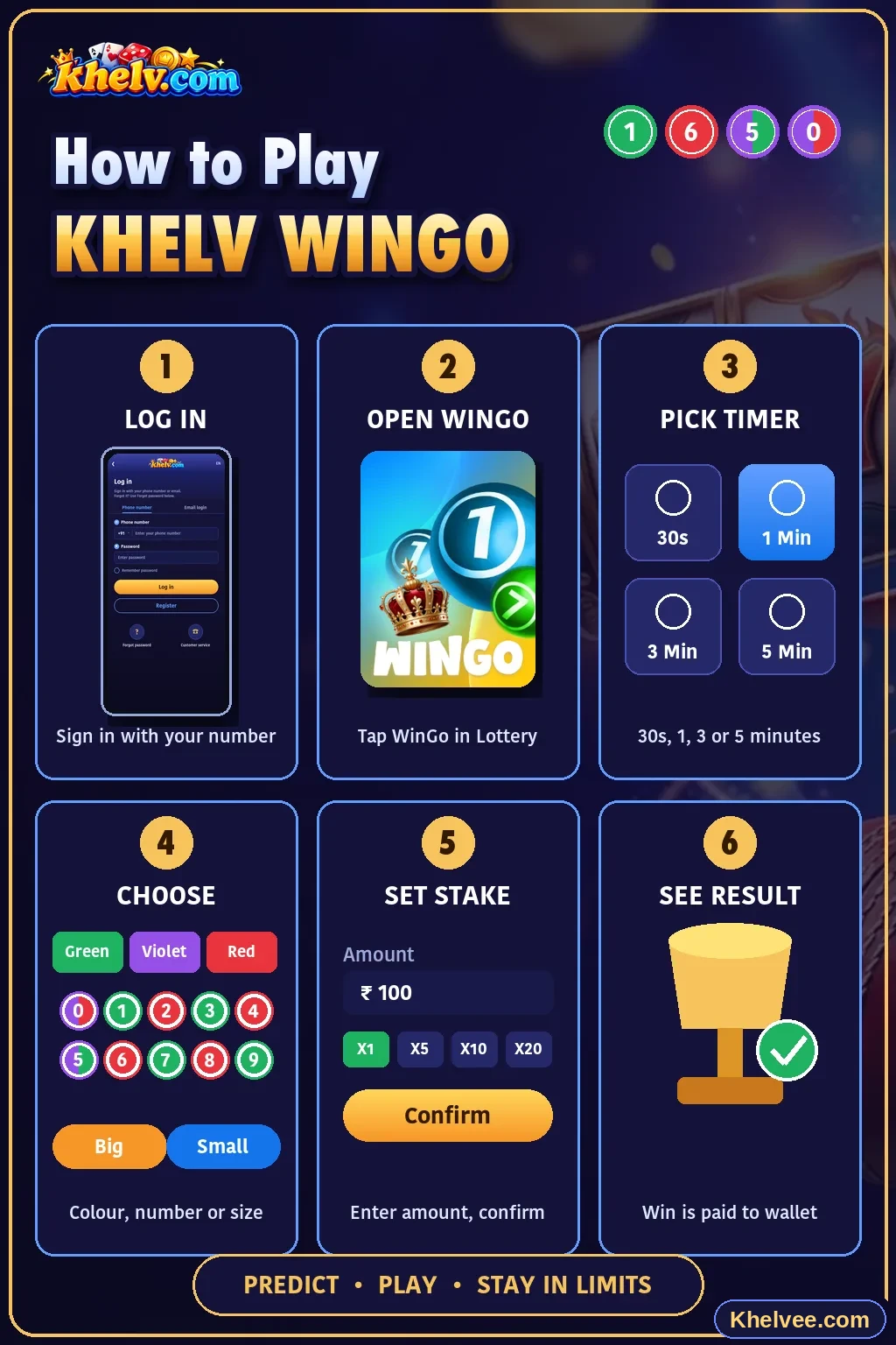 Khelv app screen supporting this guide